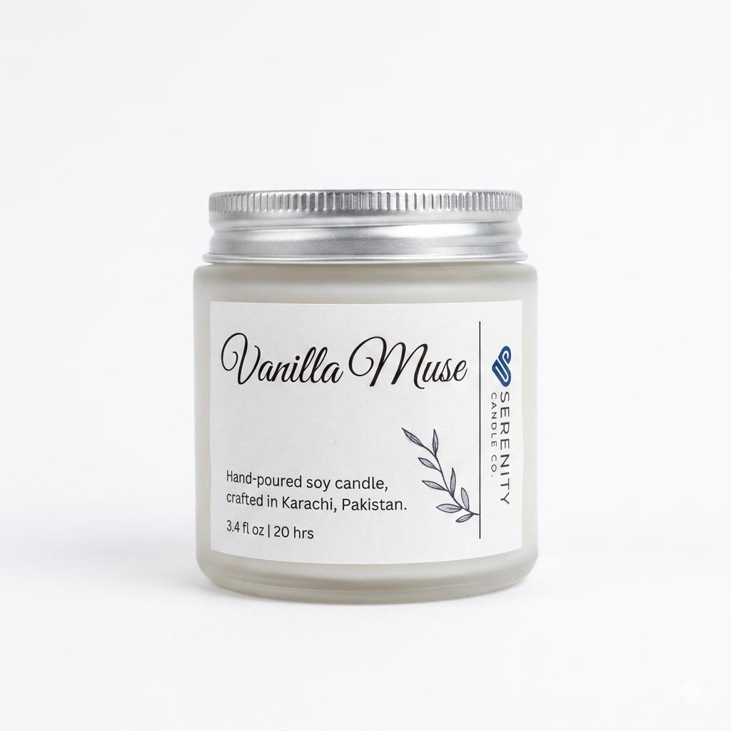 Vanilla Muse – Warm Vanilla Essence Candle - Image 3